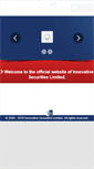 Mobile Screenshot of innovativesecurities.com